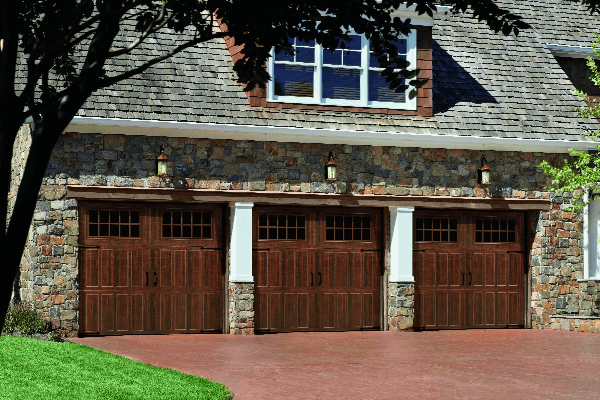 three stall garge doors